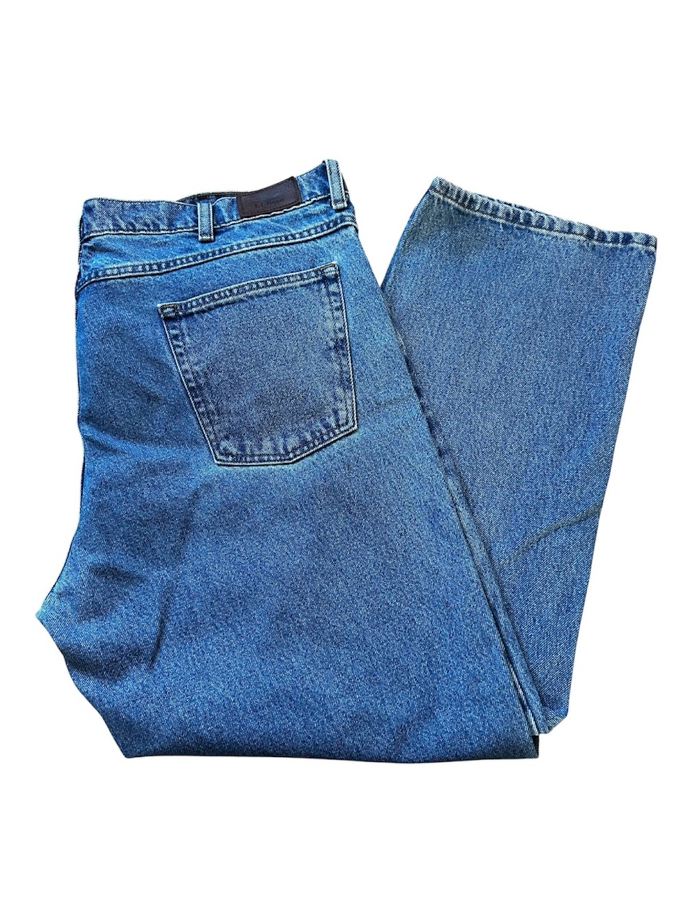 L.L. Bean Men's Straight Leg Blue Denim Jeans